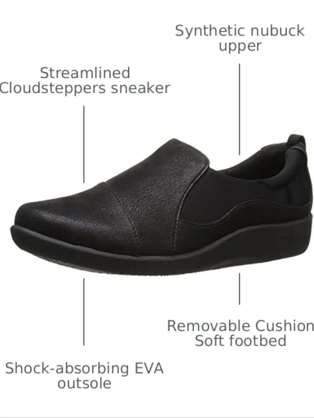 Clarks Women's CloudSteppers Sillian Paz Slip-On Loafer